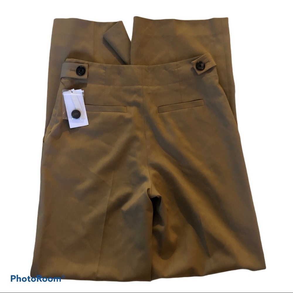 Equipment Cyrill Wool Trousers NWT Bois Khaki 6 RIPPED at Pocket - Picture 6 of 6